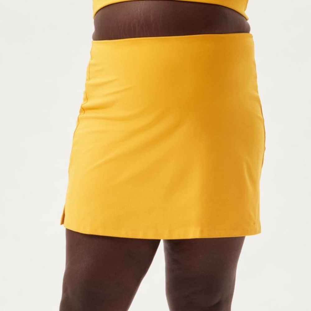 girlfriend collective Yellow Skort